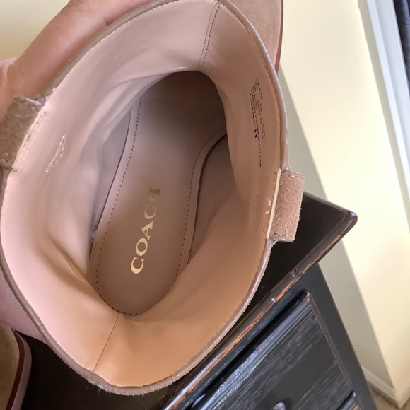 Coach Pauline Suede Bootie Western Style Coconut SZ 9 NWOT - Picture 13 of 16